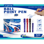 Ручка шариковая Yalong Ball Point корпус фиолетовый 1,00мм синяя 1/50