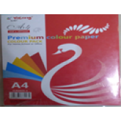 Бумага офисная Yalong Premium Color Paper А4 100л 10цв. Основные+пастель 80гр.