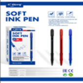 Ручка шариковая Yalong Soft ink 0,7мм синяя 1/24