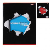 тетрадь 96л.кл. А5 скрепка Двойная Double Book