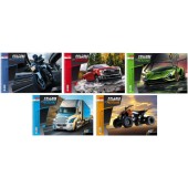 Альбом д/рис 24л. спираль World of motors Мир моторов Хатбер