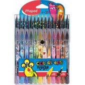 Набор для рисования Maped COLOR'PEPS MONSTER (12 фломастеров, 15 пластиковых цветных карандашей)