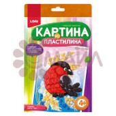 Картина из пластилина снегирь