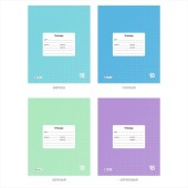 Тетрадь 18л.кл. однотонная lamark