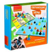 Обучающие игры bondibon настольная игра «цветное судоку», box 25x7x25 см