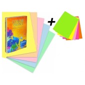 Бумага офисная color print а4 цветная 100л.10 цвет