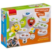 Обучающие игры bondibon настольная игра «фруктики», box 17,2x4,5x14,2 см