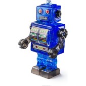 3d головоломка робот cиний