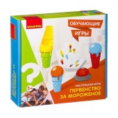 Обучающие игры bondibon настольная игра «первенство за мороженое», box 25.5x25.5x6.5