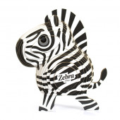3d-пазл «зебра» коллекционная трехмерная модель
