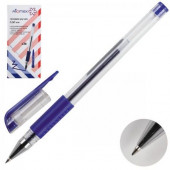 Ручка гелевая attomex синяя