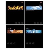 тетрадь 96л.кл. А5 гребень Стихия гребень Хатбер