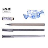 Ручка гелевая Mazari TREASURE, СИНЯЯ, 0.5мм, металлический корпус