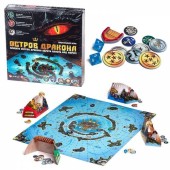 Игра настольная стратегия а2ф 60х60см с кубиком и фишками остров дракона хатбер