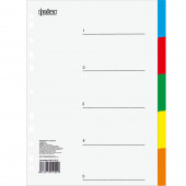индекс-разделитель А4 05цв./пласт.Index