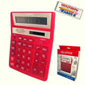 калькулятор Skainer 12-разрядный SK-777ХWR красный