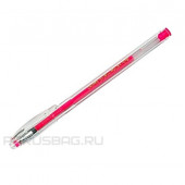 ручка гелевая CROWN розовая 0.5мм