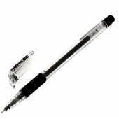 ручка гелевая CROWN черная 0,5мм игольчатый стержень
