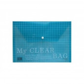 папка конверт на кнопке А5 My clear bag